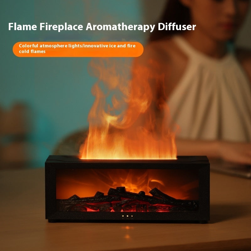 Flame Aromatherapy Colourful Essential Oil Diffuser/ Humidifier