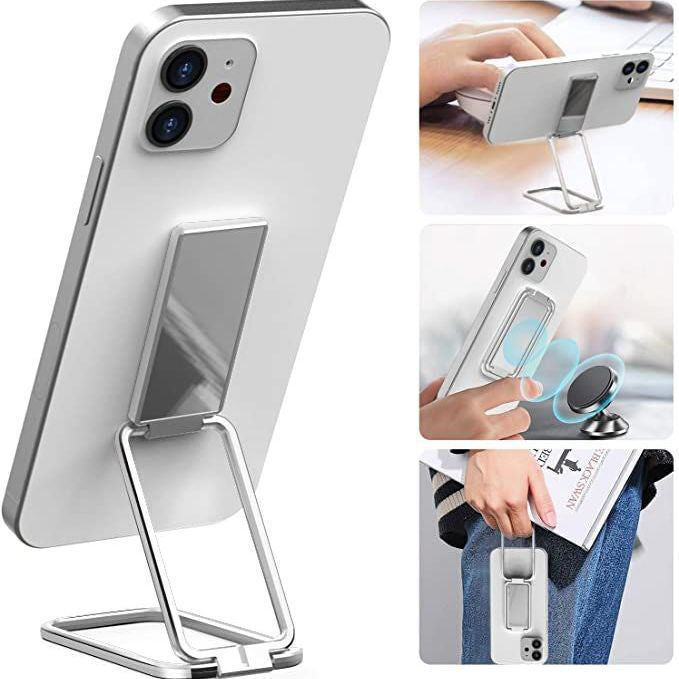 Phone Ring Holder Finger Kickstand for desktop with 360 degree rotation