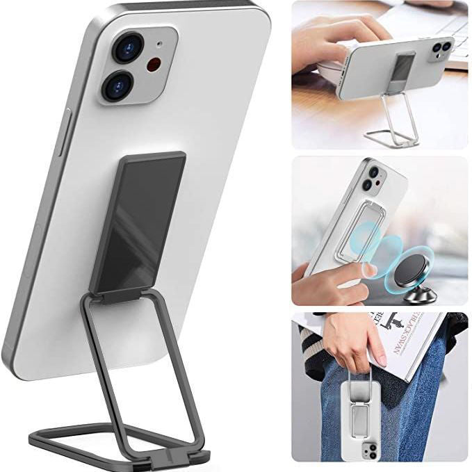 Phone Ring Holder Finger Kickstand for desktop with 360 degree rotation